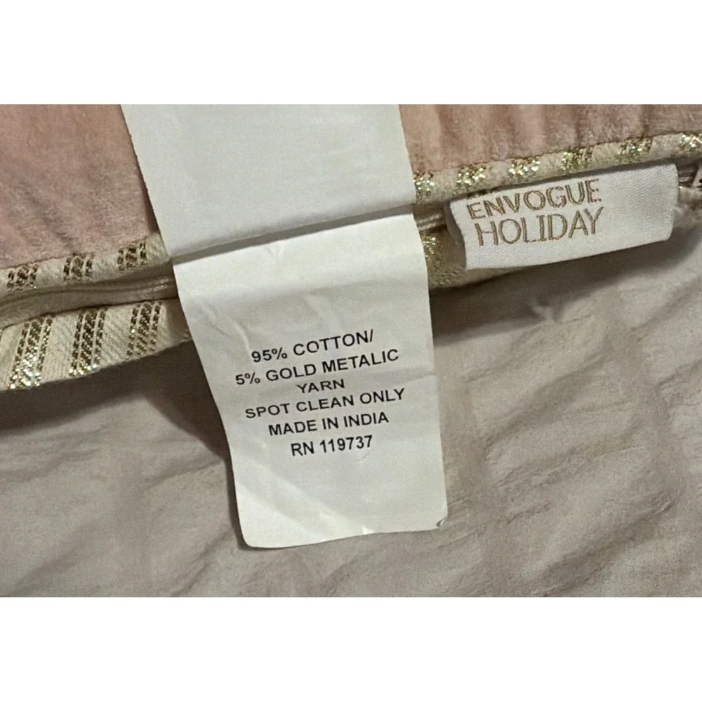 Pink Christmas Tree Sequins Pillow Envogue Holiday